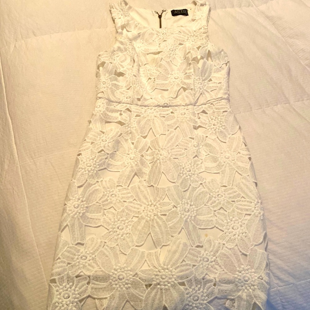 Astr the label white lace dress